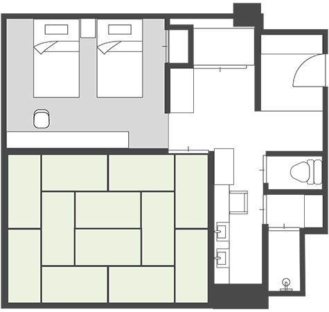 South Building Premium Suite Floor Plan